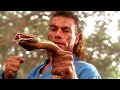Jean Claude Van Damme Punches A Snake Hard Target CLIP 4K