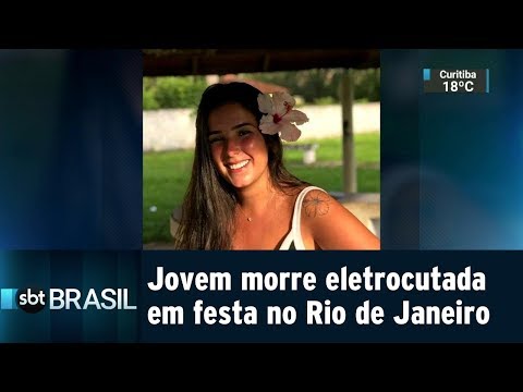 Estudante morre eletrocutada em festa no Rio de Janeiro | SBT Brasil (15/04/19)