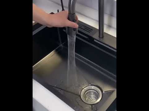 Миниатюра изображения товара Мойка кухонная со смесителем Saniteco LD0113 (60x45x20)