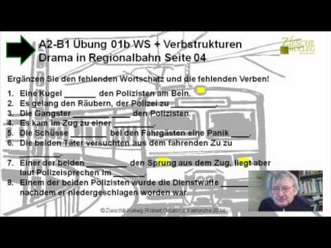 A2-B1 Übung 01b WS + Strukturen  Drama in der Regionalbahn