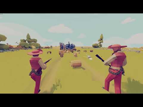 [TABS Battle Clips] Rapidfire Deadeye vs Bomb Rollers! - Totally Accurate Battle Simulator