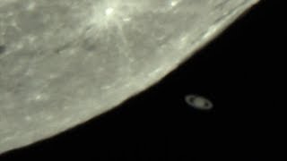 preview picture of video 'Ocultação de Saturno pela Lua.'