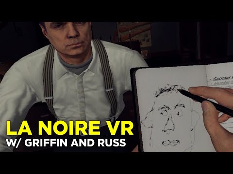 Gumshoes Griffin and Deputy Russ in LA Noire: The VR Case Files