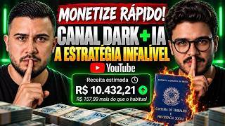 Replique a Nossa Estratégia Para Monetizar um CANAL DARK com IA Rápido e Fazer R$ 10 MIL Por Mês