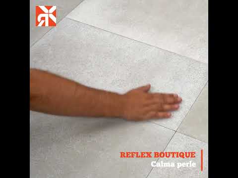 Carrelage sol effet pierre Travertin Calma perle