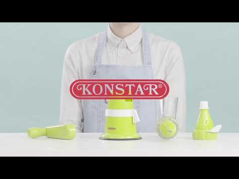 KONSTAR 手動原汁機 (KS0158M) | 手動慢磨榨汁 | 渣汁分離 | 乾濕調節 - 影片預覽