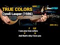 True Colors - Cyndi Lauper (1986) Easy Guitar Chords Tutorial with Lyrics