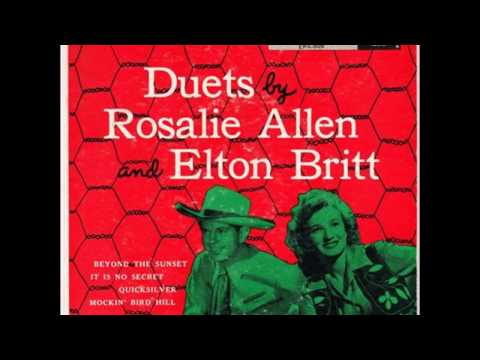 Elton Britt and Rosalie Allen - Quicksilver [1949].