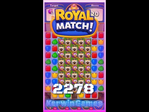 Royal Match Level 2278 - No Boosters Gameplay