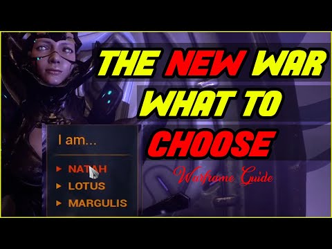 NATAH or LOTUS or MARGULIS | Warframe The New War | What to choose ?