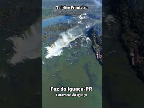 Cataratas do Iguaçu-PR na Tríplice Fronteira #triplicefronteira #fozdoiguaçu #paraná #quedasdoiguacu