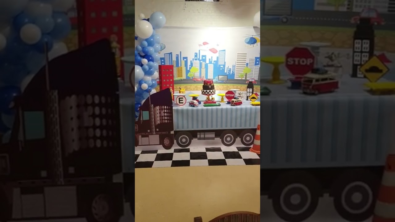 Decoração de Festa - Meios de Transporte