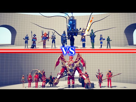 SPOOKY DLC TEAM vs TRIBAL DLC TEAM - Totally Accurate Battle Simulator TABS