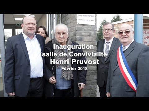 Inauguration Salle de Convivialité Henri Pruvost (février 2018)