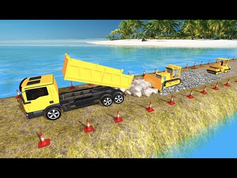 Real City Road Construction 3D Android Gameplay