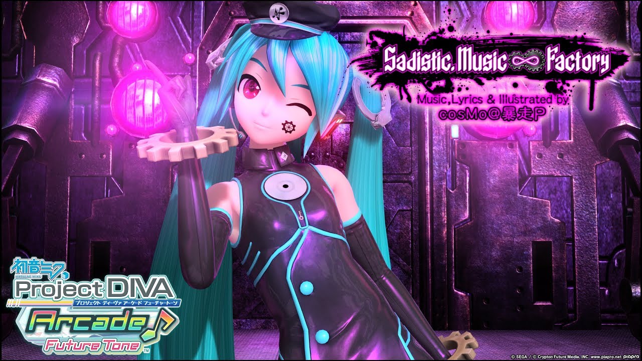 【PDA-FT PV】Sadistic.Music∞Factory【初音ミク・わがまま工場長】(720p/60fps)