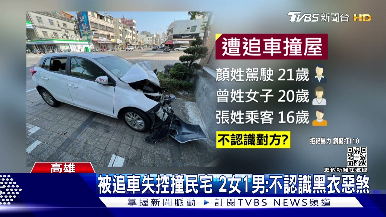 就為了牛皮紙袋?4惡煞市區追逐 車撞宅破窗打人