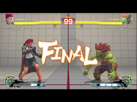 SSF4: iseuto (Viper) VS Wabisuke (Blanka)ac