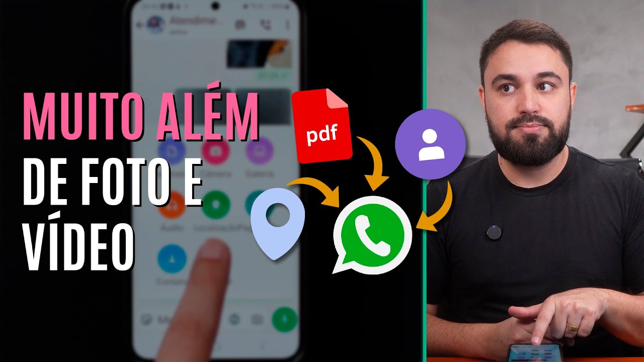 COMO ENVIAR DOCUMENTOS, LOCALIZAÇÃO ATUAL E CONTATOS PELO WHATSAPP