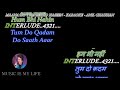Mana Ho Tum Behad Haseen Karaoke With Scrolling Lyrics Eng हिंदी