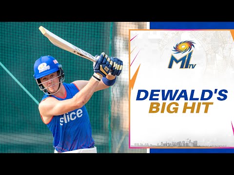Dewald Brevis' cracking shot | Mumbai Indians