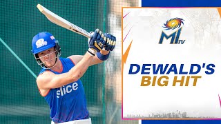 Dewald Brevis' cracking shot | Mumbai Indians