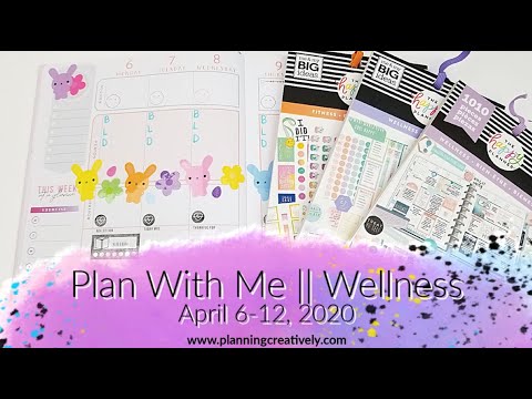 Plan With Me || Wellness || April 6-12, 2020