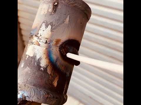 #arc Learn to weld 6 G Root pass  cap ( 4 inch) weld E-6010 And 7018(3.15) electric #viral #video