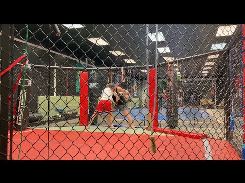 Notes….. cage sparring and mm drills