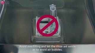 LG Dishwasher - How to Use Rinse Aid