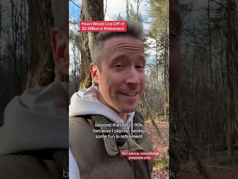 How I Would Live off of $2MM in #retirement #retireearly #money #finance #investing