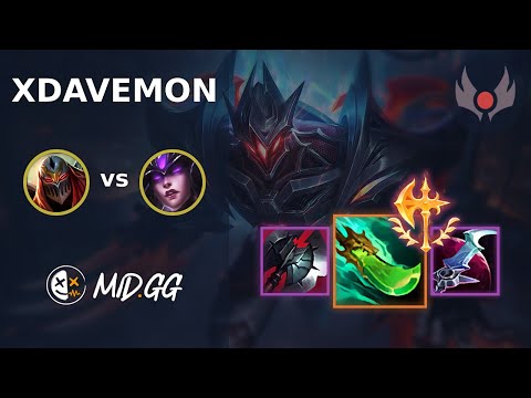 MID.GG: [ xDavemon ] Zed MID vs Syndra | NA GRANDMASTER | LOL Season 2025