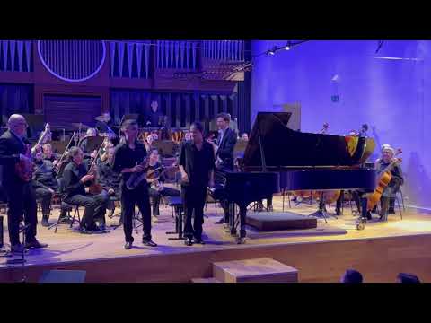 Sunny with philharmonic orchestra.