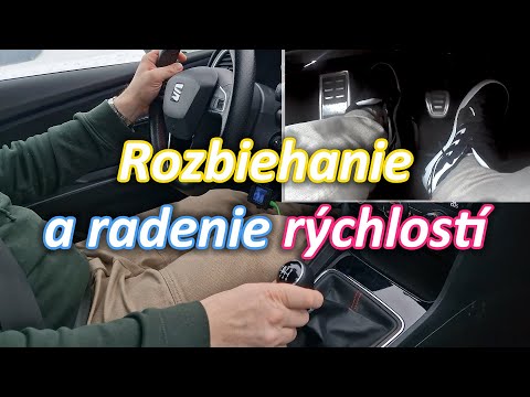 Rozbiehanie a radenie rýchlostí autoškola FUN
