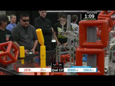2015 VRC Sci Q137 - 1879 21 vs 8568A 1081A - 78 to 57 - VEX Worlds 2015 - Science Division
