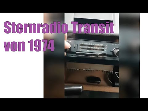 Sternradio Transit von 1974