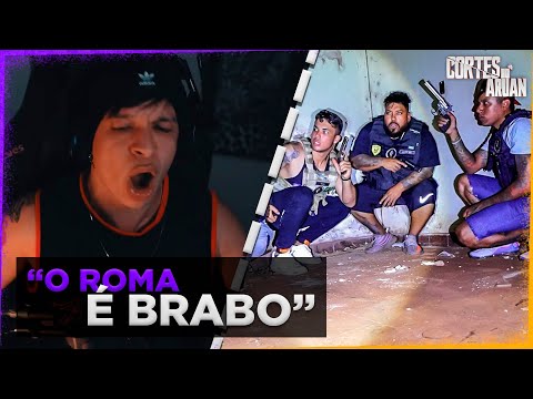 ARUAN REAGE A TENTAMOS PASSAR UMA NOITE NA CASA DO BARÃO (CAÇADORES DE LENDAS-ELITE)-Cortes do Aruan