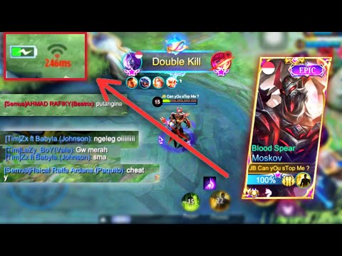 LAG PARAH,, PUSH MMR MOSKOV SOLO RANK | BEST BUILD TOP GLOBAL MOSKOV GOLD LANE 2021 TERBARU. MLBB
