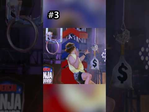 Ninja Warrior Top 5 Craziest Moments #shorts #youtubeshorts