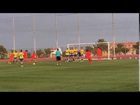 Gol de Stephane a la UD Las Palmas