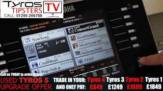 How to put your name on your Yamaha Tyros keyboard