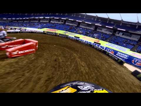 GoPro HD: AJ Catanzaro Practice 2013 Monster Energy Supercross from Minneapolis