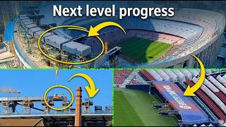 Camp Nou Construction Update April 2026 | Roof, Facade, Seating & Massive Progress Revealed!