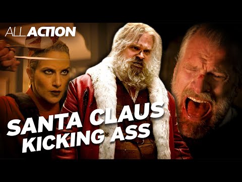 Santa Claus Kicking Ass (Violent Night Best Fights) | All Action