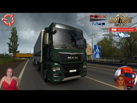 Euro Truck Simulator 2 (1.38) MAN TGX Euro6 Delivery to Ukraine Roextended map v2.7 + DLC's & Mods