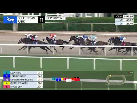 Gulfstream Park Carrera 11 - 20 de Septiembre 2025