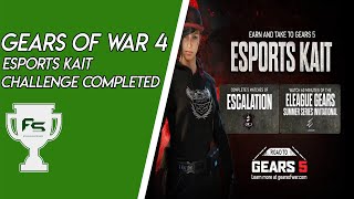 Gears Of War 4 - Gears 5 Esports Kait Challenge Completed.