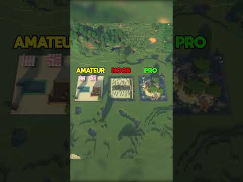 Minecraft Build Battle: Noob vs. Amateur vs. Pro