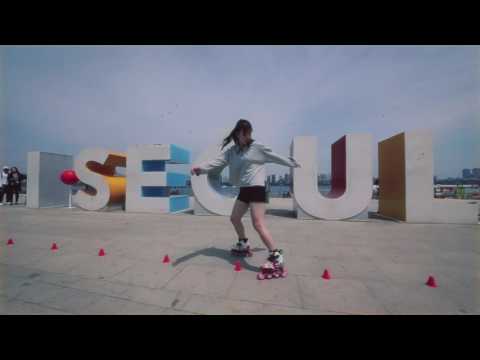 Princess of Team Freestyle, Natsuki Kawashima in Seoul. 일본 프리스타일 인라인스케이트 여신 In 서울