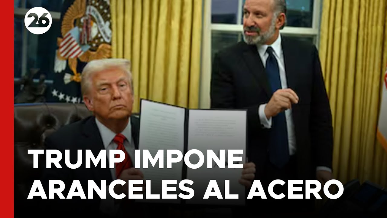 EEUU | Donald Trump aplicó aranceles aduaneros del 25% al acero y al aluminio